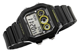 Meeste käekell CASIO 10 baariga ujumiseks AE-1300WH-1AVEF VVA2773 hind ja info | Meeste käekellad | kaup24.ee