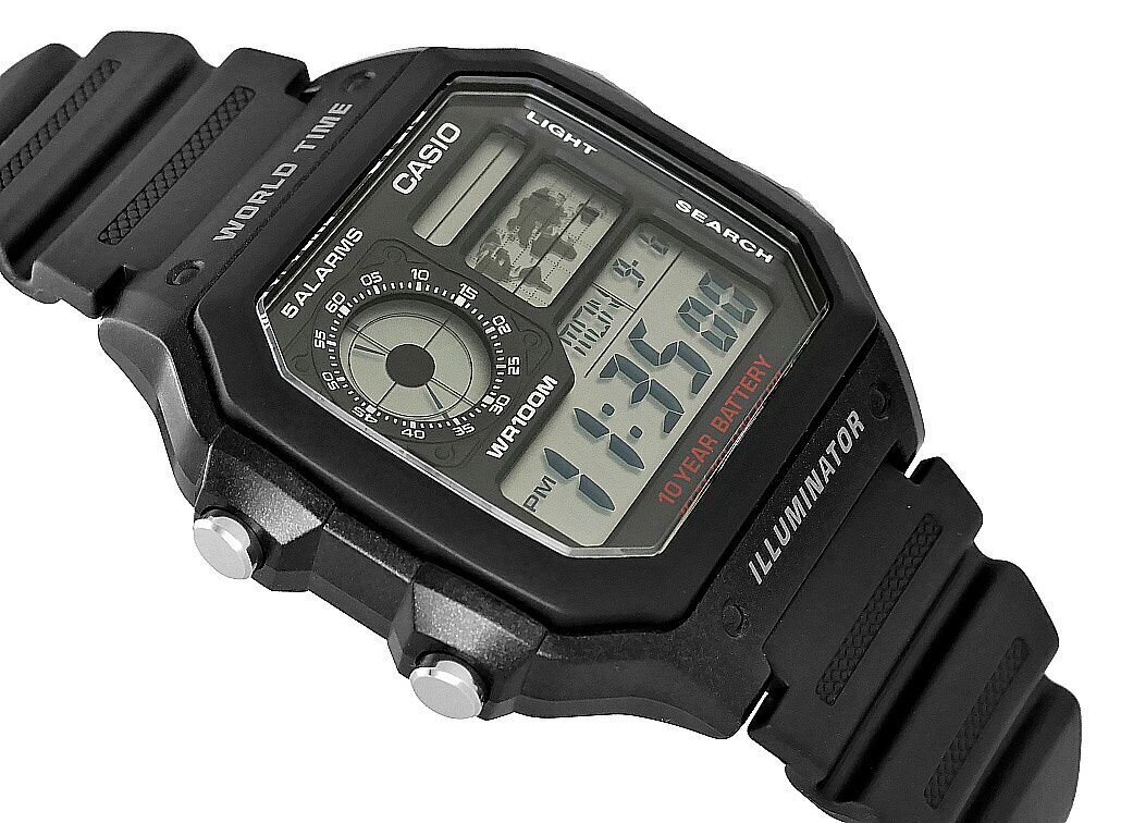 Meeste käekell CASIO AE-1200WH-1AVEF VVA2783 цена и информация | Meeste käekellad | kaup24.ee