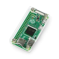 Чехол для Raspberry Pi Zero V1.3 - открытый - прозрачный цена и информация | Электроника с открытым кодом | kaup24.ee