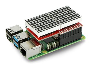 Светодиодная матрица 16x8 MAX7219 для Raspberry Pi цена и информация | Электроника с открытым кодом | kaup24.ee