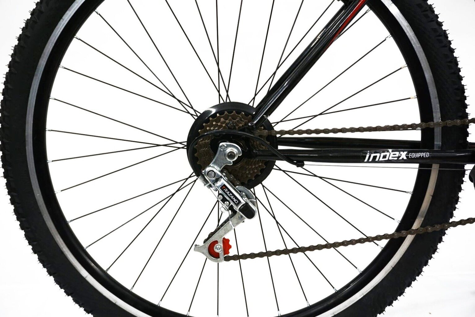 Jalgratas Exp Tec Titan Duble 27.5" Black/Dark Red-Blue hind ja info | Jalgrattad | kaup24.ee
