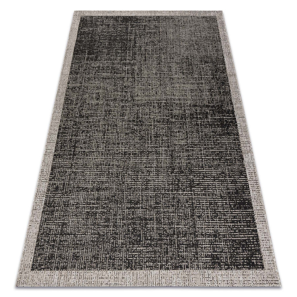 Sisal vaip SISAL FLOORLUX 20401 Raam must / hõbe hind ja info | Vaibad | kaup24.ee