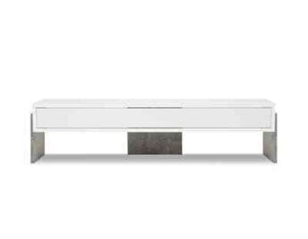 TV-laud BSL Concept Zhuri, 120x35x30 cm, valge hind ja info | TV alused | kaup24.ee