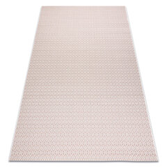 Sisal vaip SISAL FLAT 48603/526 Võrgustik koor roosa цена и информация | Ковры | kaup24.ee