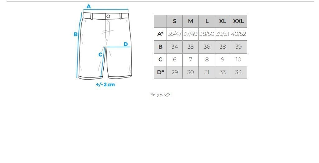 Meeste ujumispüksid lühikesed püksid Ombre W318 цена и информация | Ujumispüksid, shortsid | kaup24.ee