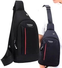 Маленький спортивный рюкзак мужской L132, черный цена и информация | Мужские сумки | kaup24.ee