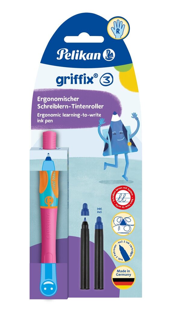 Komplekt Griffix-3 R lovely pink цена и информация | Kirjutusvahendid | kaup24.ee
