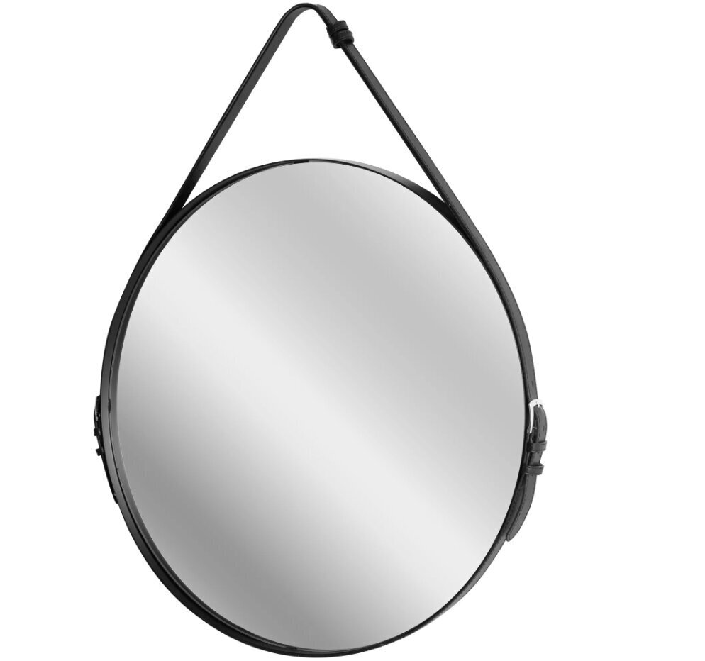Ümmargune peegel jäigal ribal Loft, 60 cm цена и информация | Vannitoa sisustuselemendid ja aksessuaarid | kaup24.ee