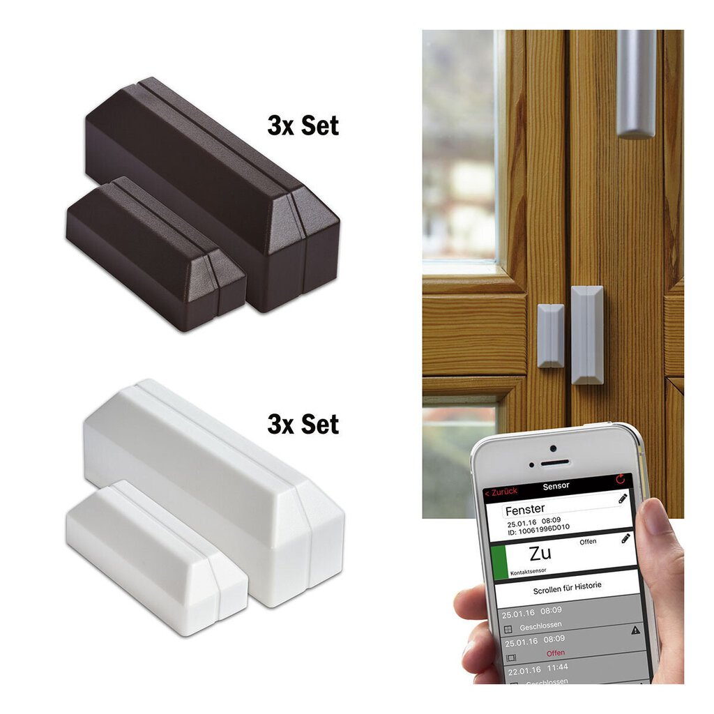 Akna ja ukse kontaktandurid Weatherhub, 30.3311 цена и информация | Mõõdikud (niiskus, temp, pH, ORP) | kaup24.ee