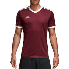 T-särk lastele adidas Tabela 18 Jersey CE8945, Burgundia värv hind ja info | Jalgpalli varustus ja riided | kaup24.ee