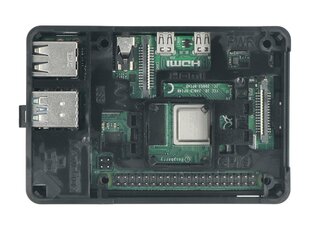 Korpus Raspberry Pi 4B - must - MaticBox 4 hind ja info | Robootika, konstruktorid ja tarvikud | kaup24.ee