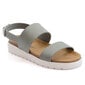 Naiste sandaalid Amanda, hall hind ja info | Naiste sandaalid | kaup24.ee