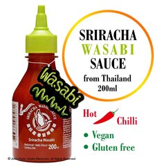 Sriracha Wasabi kuum kaste - SRIRACHA Wasabi Sauce, Flying Goose Brand, 200ml hind ja info | Kastmed | kaup24.ee