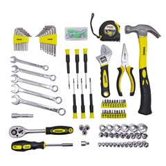 Tööriistakomplekt 128 osaline, WMC TOOLS, 30128 hind ja info | Käsitööriistad | kaup24.ee