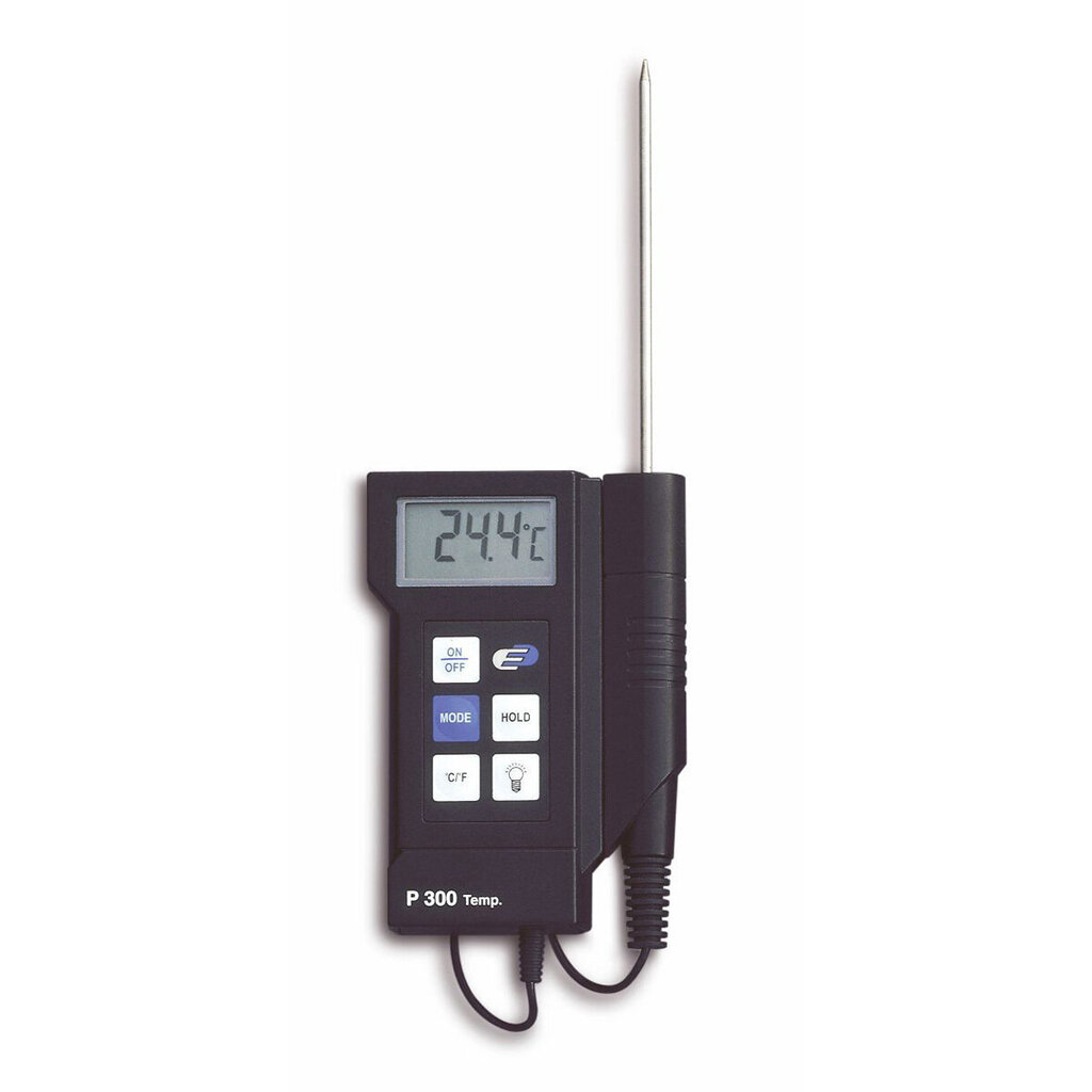 Professionaalne digitaalne termomeeter pistiksondiga P300 31.1020 цена и информация | Mõõdikud (niiskus, temp, pH, ORP) | kaup24.ee