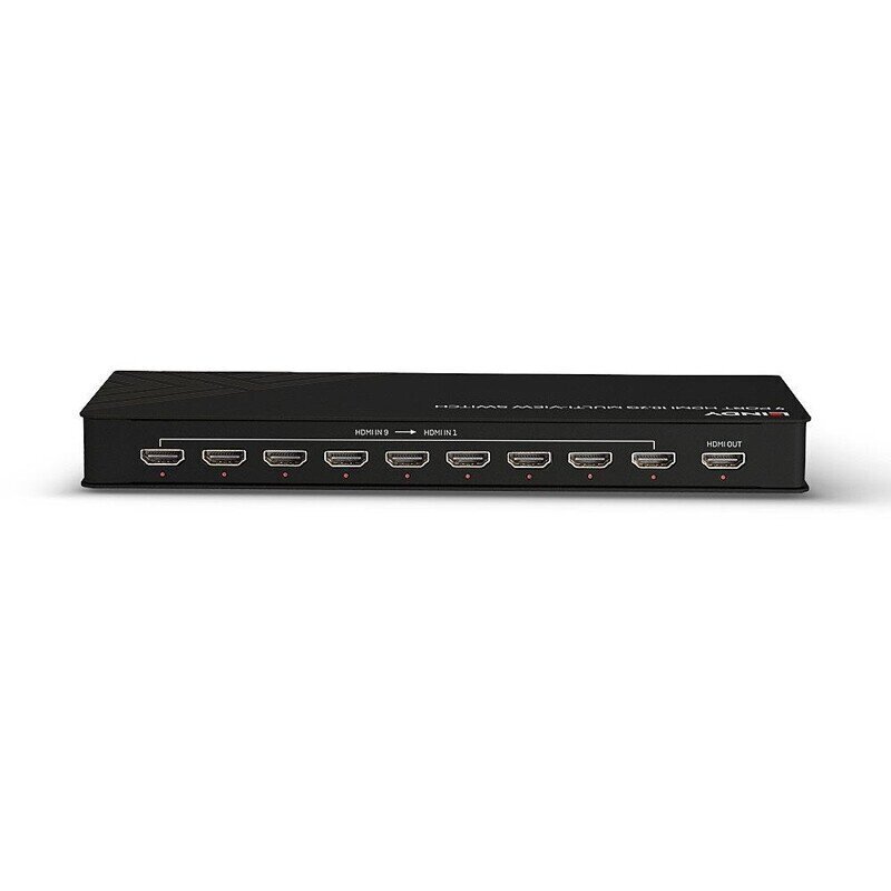 Video Switch HDMI 9PORT/38330 Lindy цена и информация | USB jagajad, adapterid | kaup24.ee