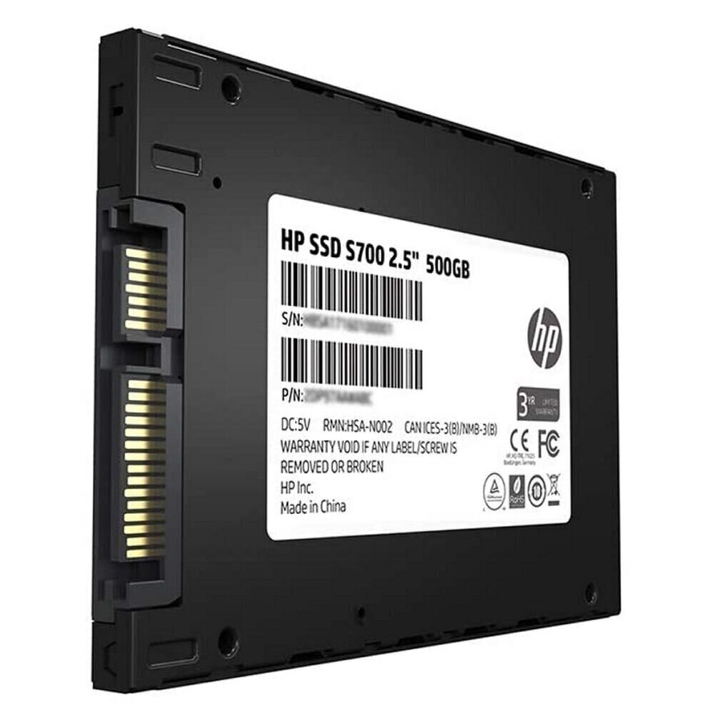 HP S700 500 GB SSD цена и информация | Välised kõvakettad (SSD, HDD) | kaup24.ee