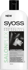 Бальзам Syoss Professional Performance SalonPlex 500 мл цена и информация | Бальзамы, кондиционеры | kaup24.ee