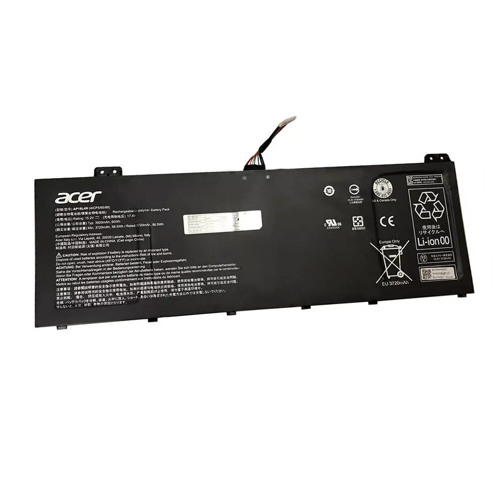 Sülearvuti aku Acer TravelMate, 4-cell AP18L4N hind ja info | Sülearvuti akud | kaup24.ee