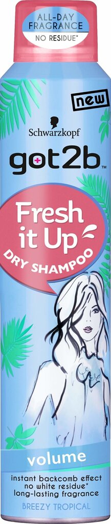 Got2B Fresh It Up Volume kuivšampoon 200 ml цена и информация | Šampoonid | kaup24.ee