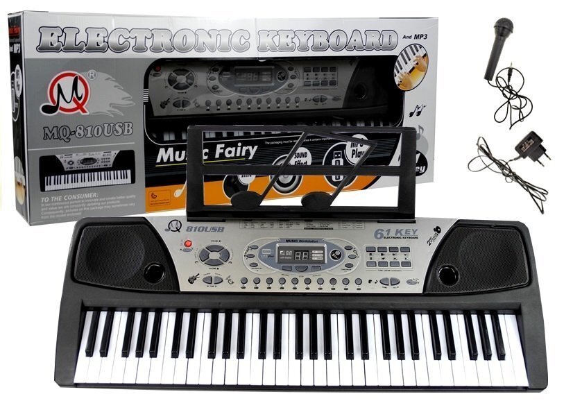 MP3 klaviatuur ja mikrofon hind ja info | Arendavad mänguasjad | kaup24.ee