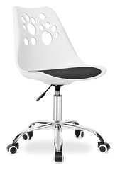 Вращающееся кресло FB-MORIS черно-белое цена и информация | Офисные кресла | kaup24.ee