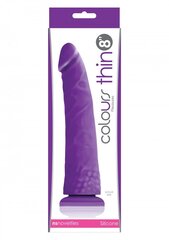 Dildo Colours Pleasures Thin, 20.3 cm, lilla hind ja info | Dildod | kaup24.ee