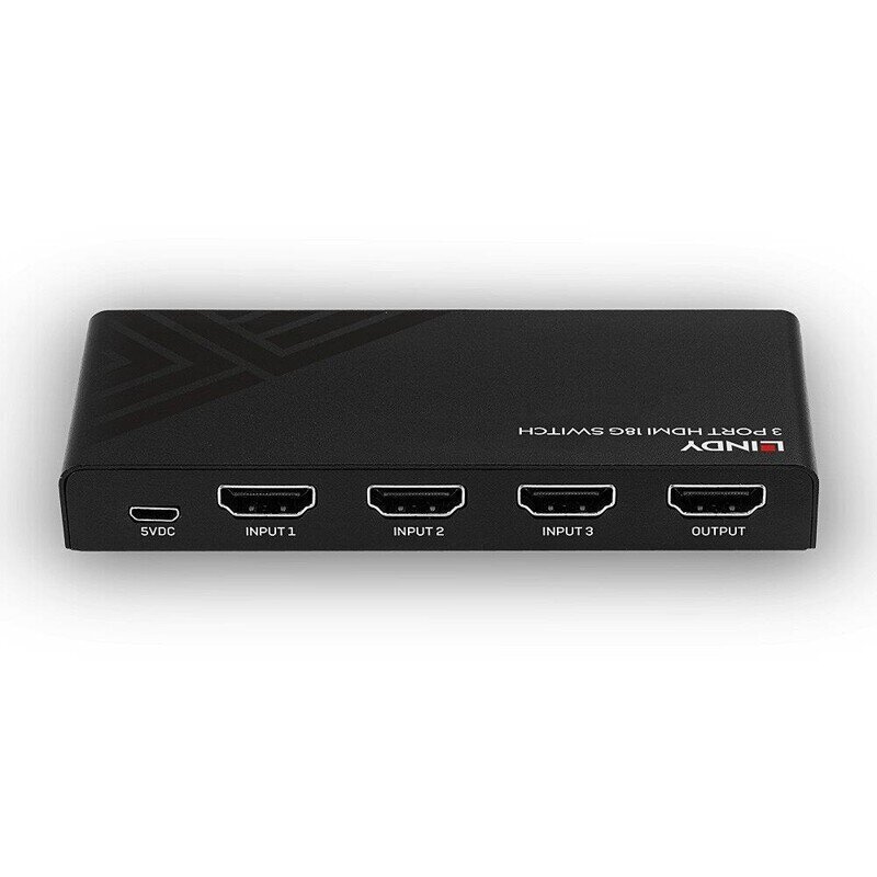 Video Switch HDMI 3PORT/38232 Lindy цена и информация | USB jagajad, adapterid | kaup24.ee