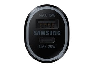 Автомобильное зарядное устройство Samsung Common 40W черный EP-L4020NBEGEU цена и информация | Зарядные устройства для телефонов | kaup24.ee