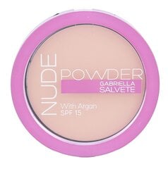 Kompaktpuuder Gabriella Salvete Nude SPF15 8 g, 02 Light Nude hind ja info | Jumestuskreemid, puudrid | kaup24.ee