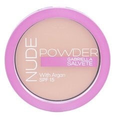 Kompaktpuuder Gabriella Salvete Nude SPF15 8 g, 03 Nude Sand hind ja info | Jumestuskreemid, puudrid | kaup24.ee