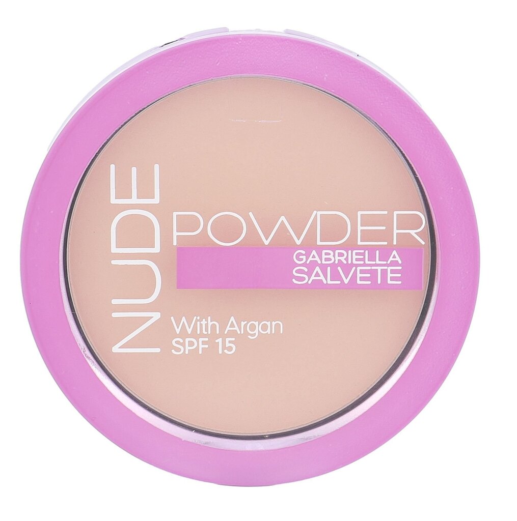 Kompaktpuuder Gabriella Salvete Nude SPF15 8 g, 03 Nude Sand hind ja info | Jumestuskreemid, puudrid | kaup24.ee