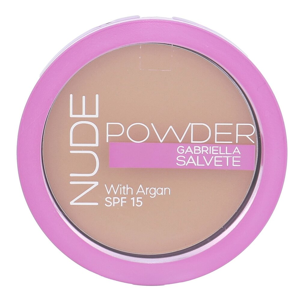 Gabriella Salvete Nude Powder puuder 8 g, 04 Nude Beige цена и информация | Jumestuskreemid, puudrid | kaup24.ee