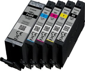 Kassett tindiprinteritele Canon kassettide komplekt PGI-580 XL/CLI-581 (2024C006) hind ja info | Tindiprinteri kassetid | kaup24.ee