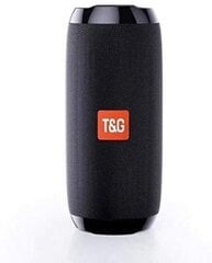 T&G TG-117 Bluetooth/Micro SD/AUX/12W/IPX6/, черный цена и информация | Аудиоколонки | kaup24.ee
