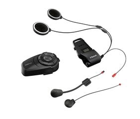 Мотодомофон 4 канала Sena 10S-01D, 1600 м, черный цена и информация | Bluetooth гарнитура | kaup24.ee