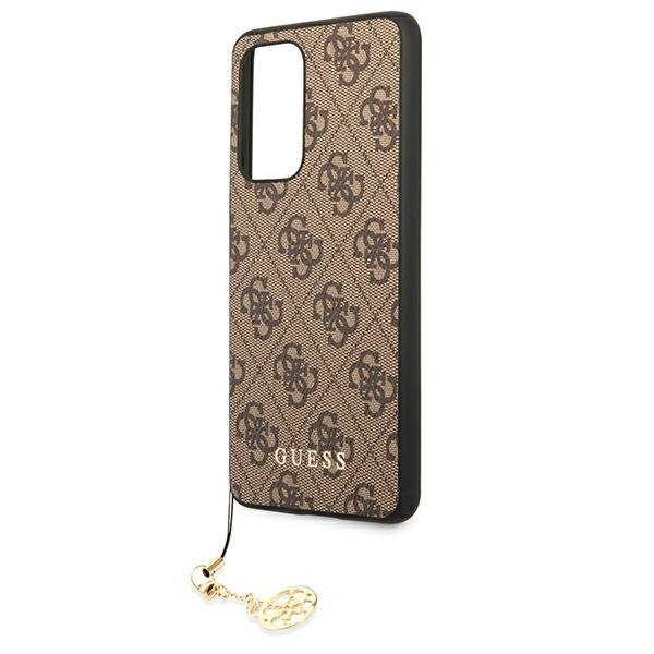 Telefoniümbris Original Guess 4G Charms Collection Hardcase sobib Samsung Galaxy A53 5G, pruun цена и информация | Telefoni kaaned, ümbrised | kaup24.ee