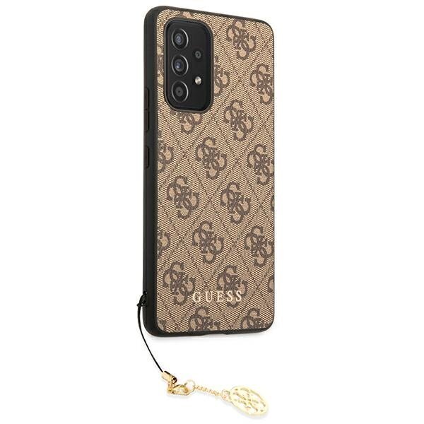 Telefoniümbris Original Guess 4G Charms Collection Hardcase sobib Samsung Galaxy A53 5G, pruun цена и информация | Telefoni kaaned, ümbrised | kaup24.ee