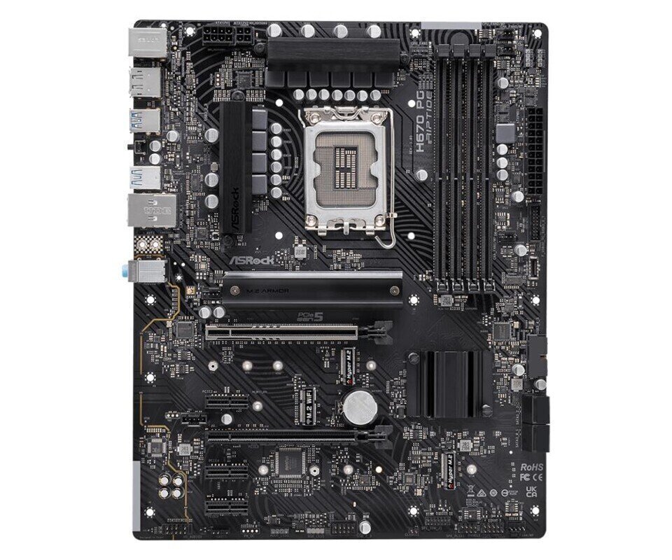 Arvuti jahutustarvik ASRock H670 PG Riptide, motherboard, ATX, LGA1700 Socket, H670 цена и информация | Emaplaadid | kaup24.ee