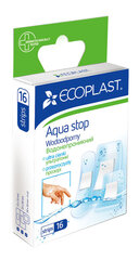 Набор водонепроницаемых пластырей Ecoplast (Aqua Stop), N16 цена и информация | Аптечки | kaup24.ee