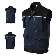 Töövest, meeste Woody W52 Navy Blue цена и информация | Рабочая одежда | kaup24.ee