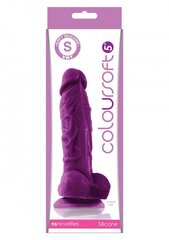 Dildo ColourSoft, 13 cm, lilla цена и информация | Фаллоимитаторы | kaup24.ee