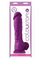 Dildo ColourSoft, 19 cm, lilla hind ja info | Dildod | kaup24.ee