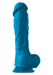 Dildo ColourSoft, 19 cm, sinine цена и информация | Фаллоимитаторы | kaup24.ee