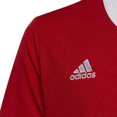 Детская футболка Adidas Entrada 22 Jsy H57496, красный цена и информация | Футбольная форма и другие товары | kaup24.ee