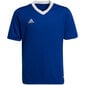 Laste T-särk Adidas Entrada 22 Jsy HG3948, sinine hind ja info | Jalgpalli varustus ja riided | kaup24.ee