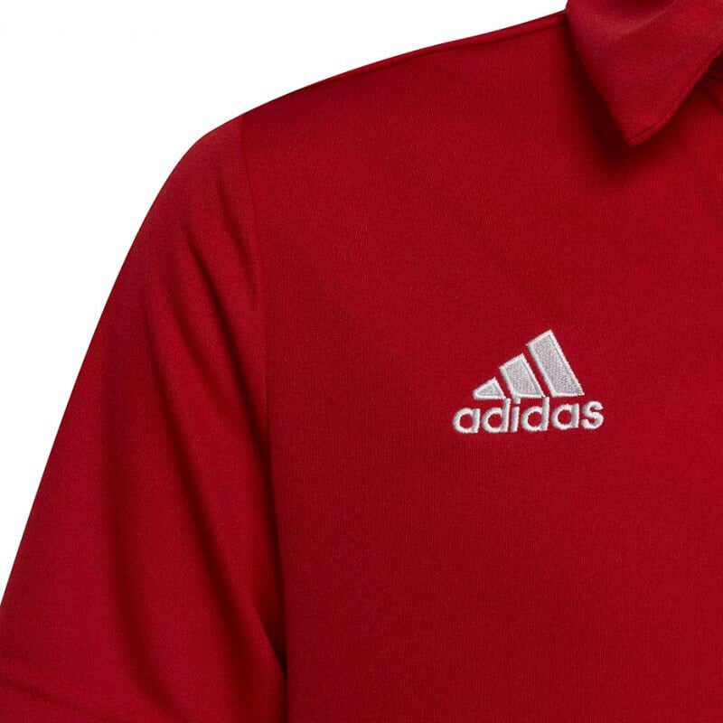 Polo laste T-särk Adidas Entrada 22 H57495, punane цена и информация | Jalgpalli varustus ja riided | kaup24.ee