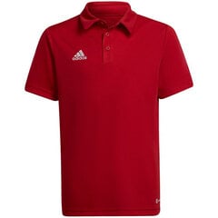 Поло детская футболка Adidas Entrada 22 H57495, красный цена и информация | Футбольная форма и другие товары | kaup24.ee