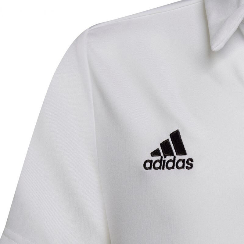 Polo laste T-särk Adidas Entrada 22 HC5059, valge цена и информация | Jalgpalli varustus ja riided | kaup24.ee