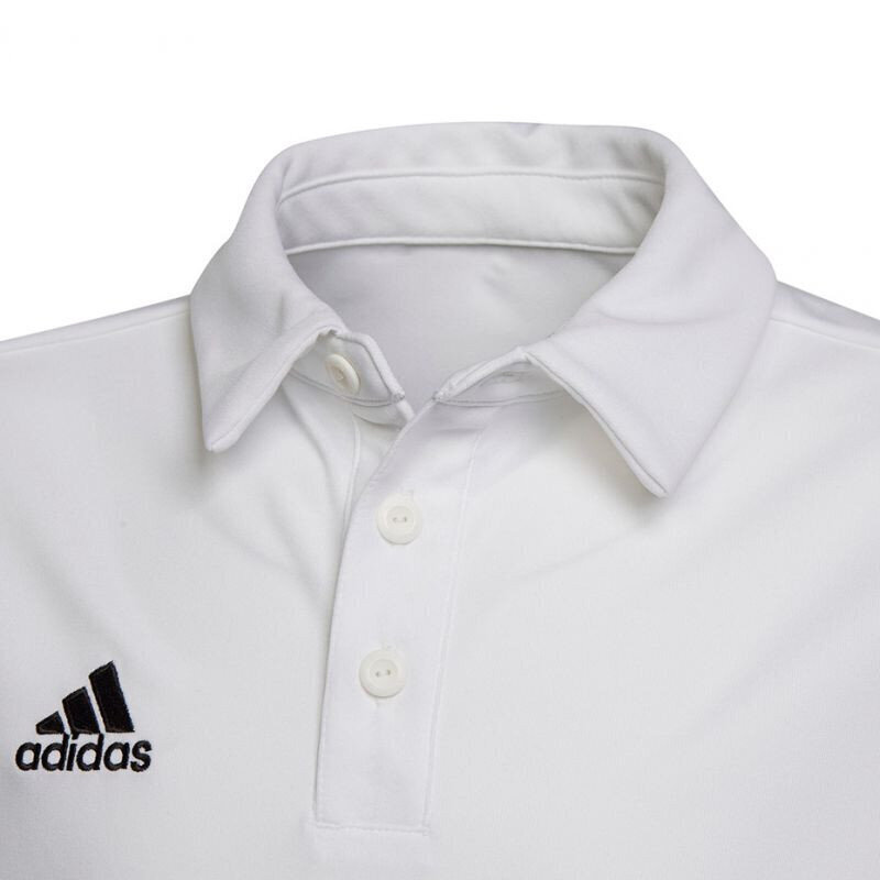 Polo laste T-särk Adidas Entrada 22 HC5059, valge цена и информация | Jalgpalli varustus ja riided | kaup24.ee